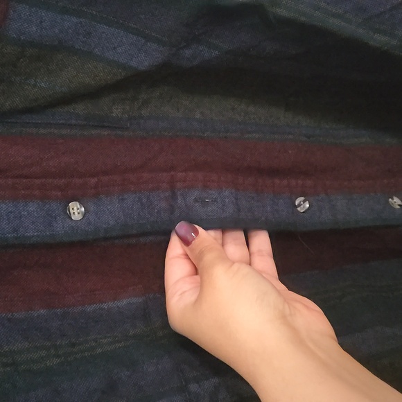 Mens Mikael York Collection Vintage Button Down Shirt - Picture 3 of 7